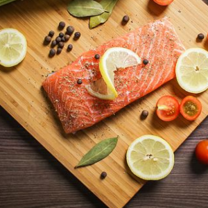 The Healthy Mediterranean - Baked Salmon